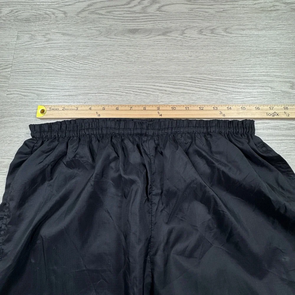 Columbia Mens‎ Nylon Packable Windbreaker Pants Black XL Elastic Waist Zip Cuffs
